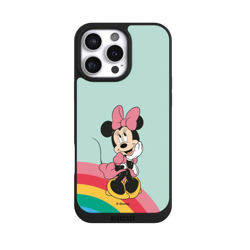 iPhone 16 Pro Max NIVOpure Minnie Regenbogen Portrait