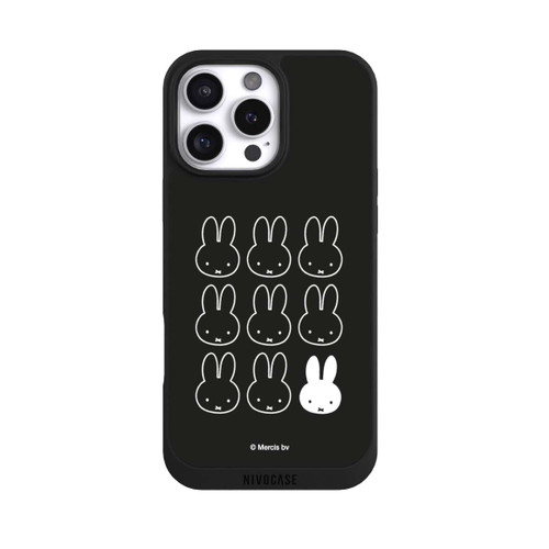 Apple iPhone 16 Pro Max NIVOpure Miffy Noir et Blanc