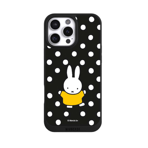 Apple iPhone 16 Pro Max NIVOpure Miffy Pois Blancs