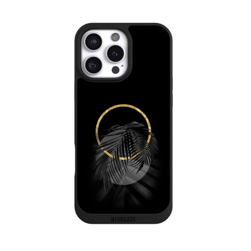 Apple iPhone 16 Pro Max NIVOpure Black Tropical Leaf