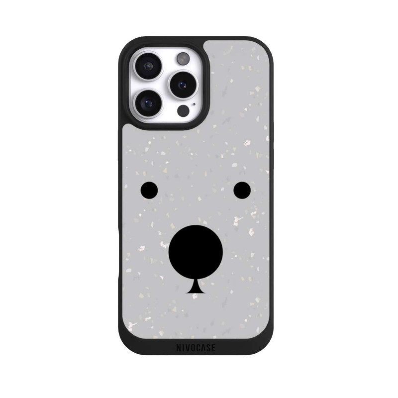 iPhone 16 Pro Max NIVOpure Bär Nahaufnahme