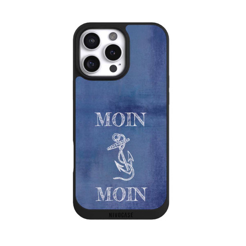 Apple iPhone 16 Pro Max NIVOpure Moin Anker grunge blau