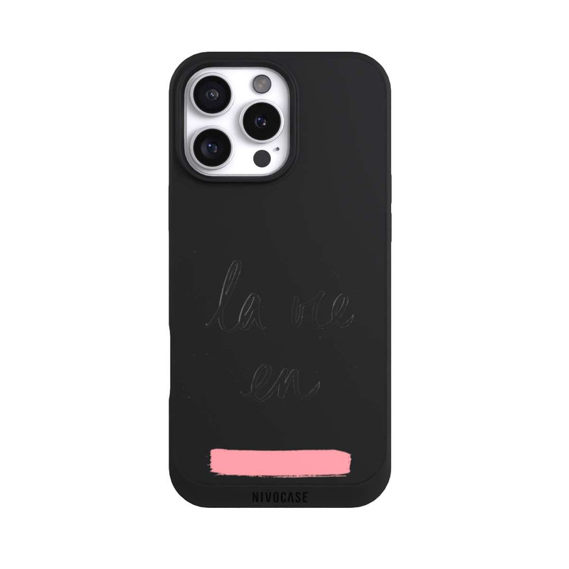 iPhone 16 Pro Max NIVOpure La vie en Rosa Transparent