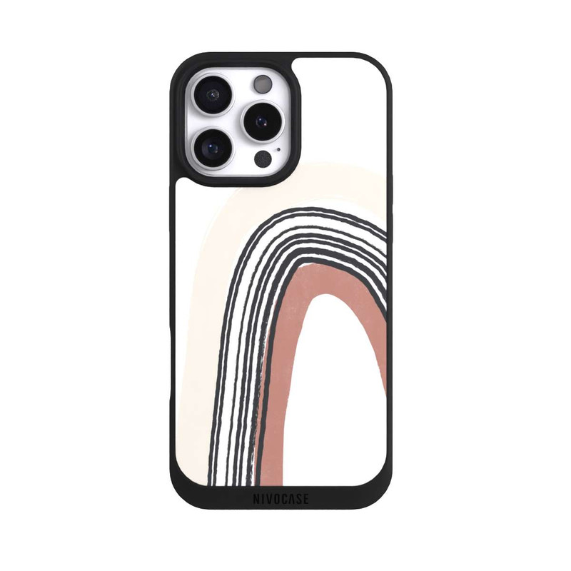 iPhone 16 Pro Max NIVOpure Texturierter Regenbogen