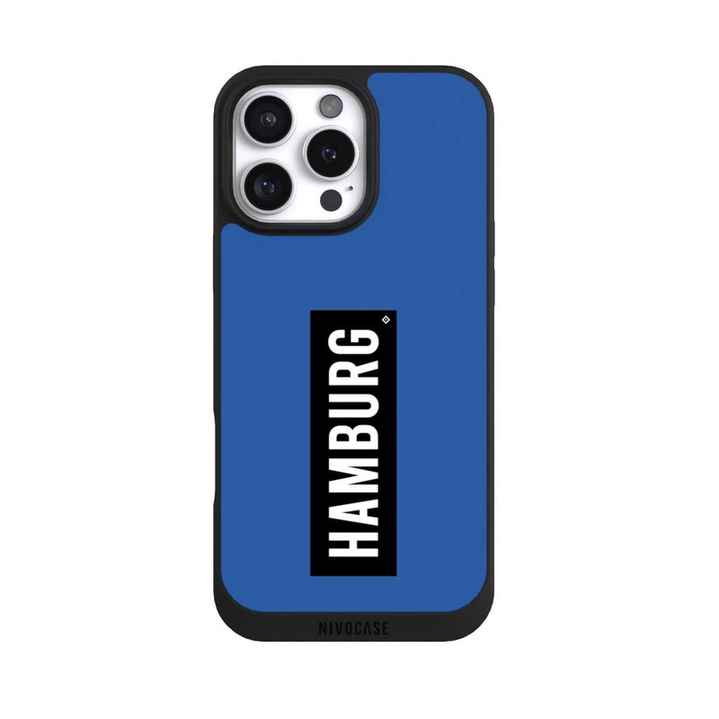 iPhone 16 Pro Max NIVOpure HSV Hamburg Schwarz Blau