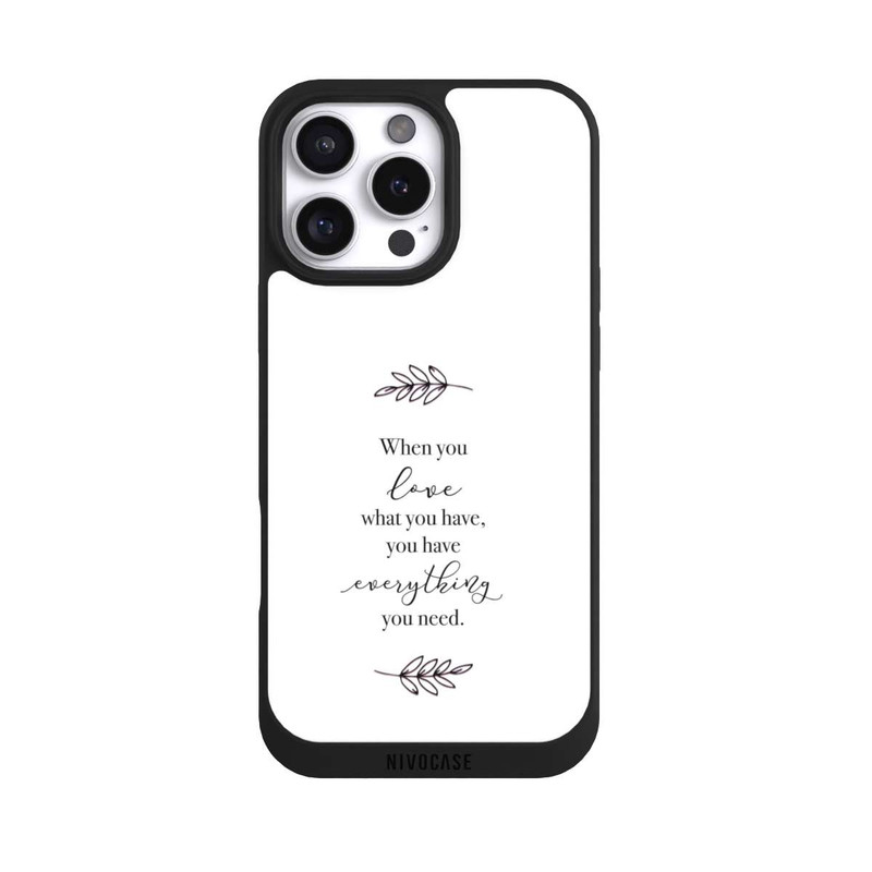 iPhone 16 Pro Max NIVOpure When You Love What You Have