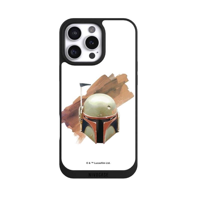 iPhone 16 Pro Max NIVOpure Boba Fett Helm Weiß