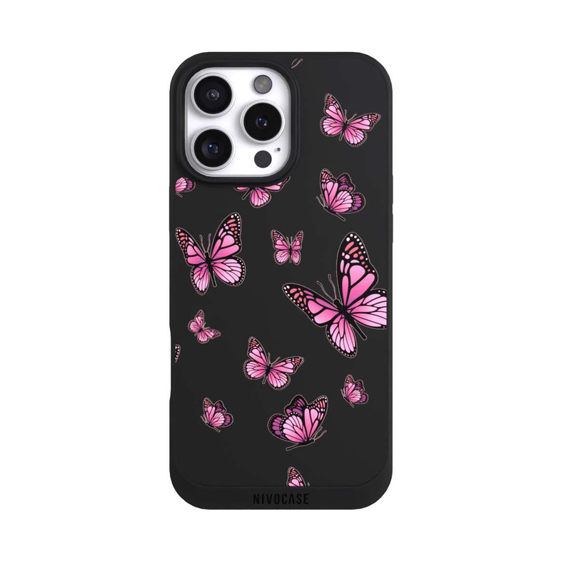 iPhone 16 Pro Max NIVOpure Butterflies pink