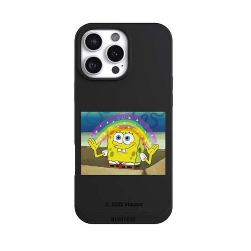 Apple iPhone 16 Pro Max NIVOpure Spongebob - Rainbow Meme transparent