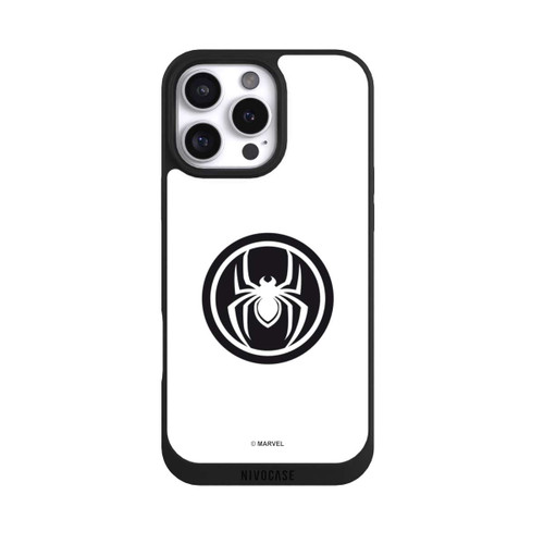 Apple iPhone 16 Pro Max NIVOpure Spider-Man Spider Logo White