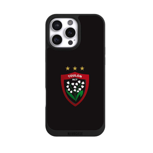 Apple iPhone 16 Pro Max NIVOpure Logo RC Toulonnais Noir