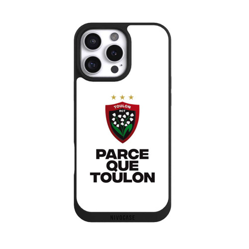 Apple iPhone 16 Pro Max NIVOpure Parce Que Toulon Blanc