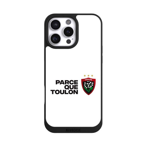 Apple iPhone 16 Pro Max NIVOpure RC Toulonnais PQT Blanc