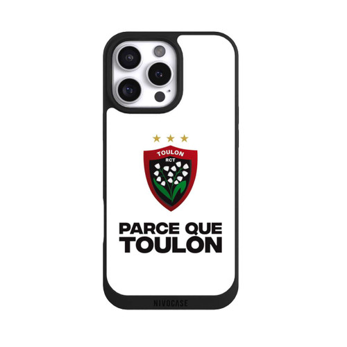 Apple iPhone 16 Pro Max NIVOpure RC Toulonnais Blanc