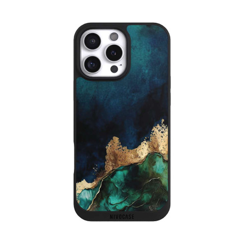 Apple iPhone 16 Pro Max NIVOpure Petrolblau mit Gold