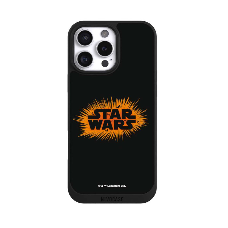 iPhone 16 Pro Max NIVOpure Star Wars Logo Orange Halloween Explosion