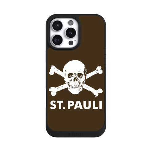 Apple iPhone 16 Pro Max NIVOpure FC St. Pauli Logo Braun