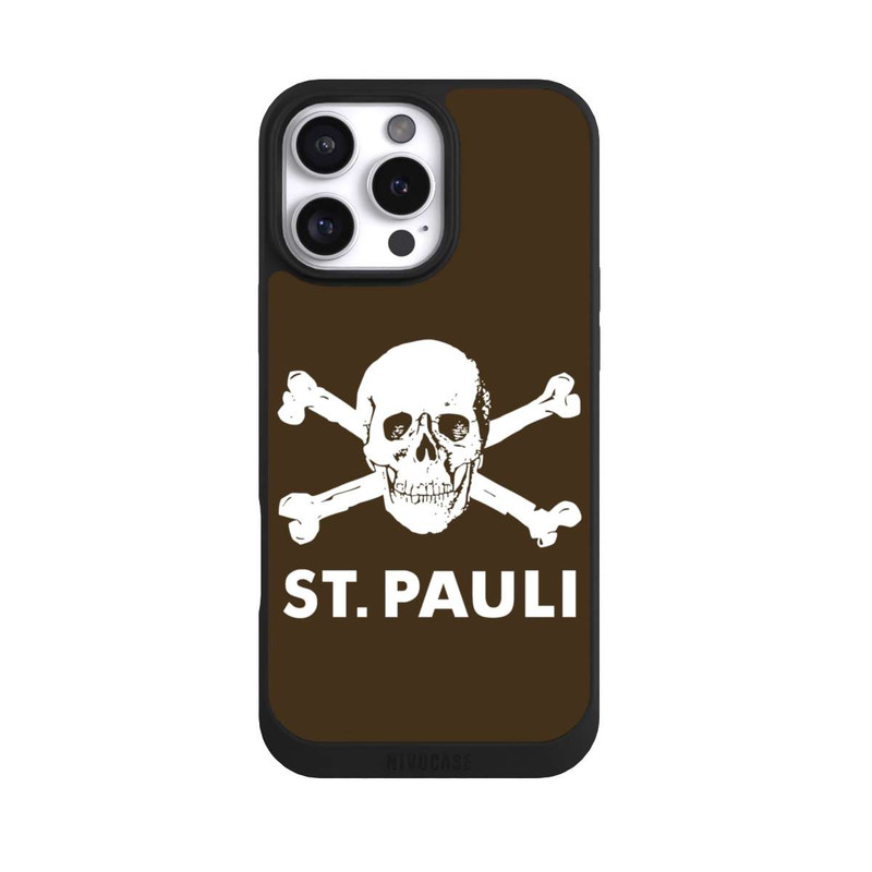 iPhone 16 Pro Max NIVOpure FC St. Pauli Logo Braun