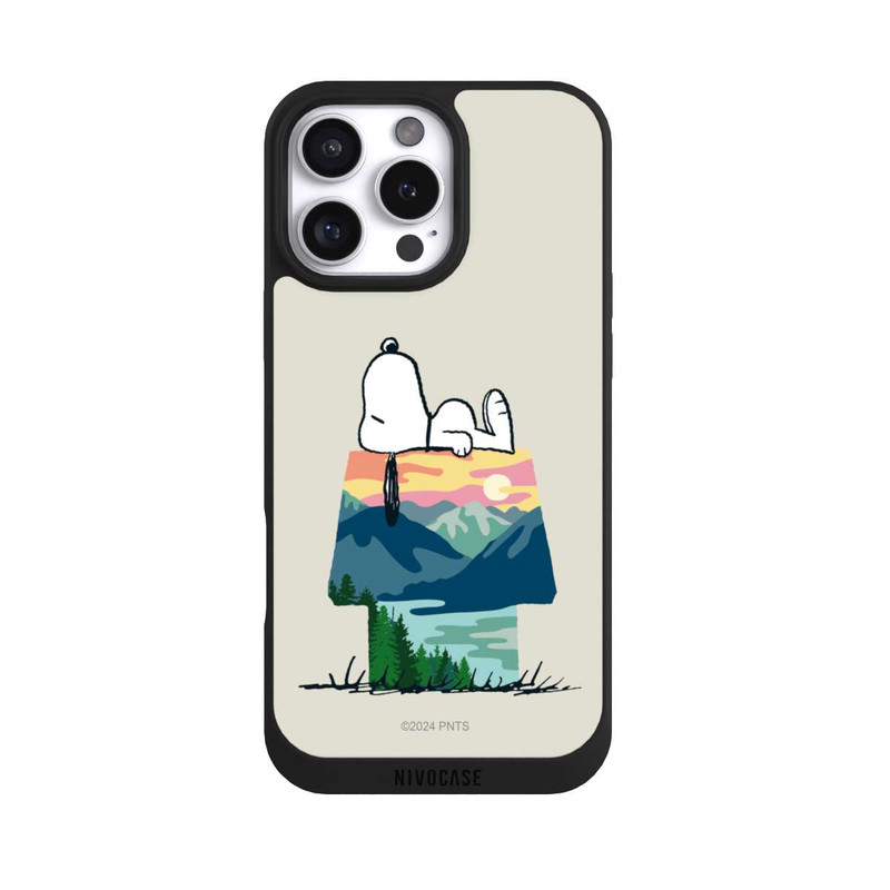 iPhone 16 Pro Max NIVOpure Snoopy Camping Hütte