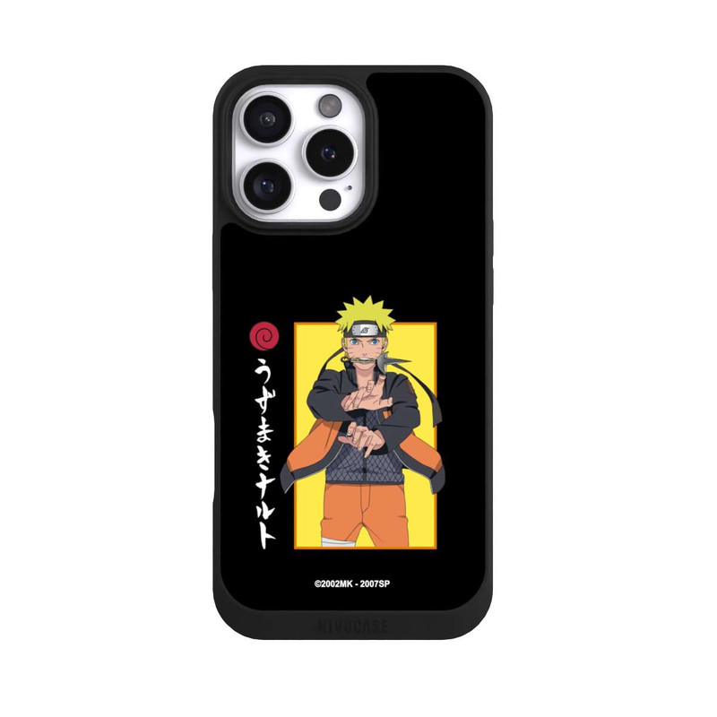 iPhone 16 Pro Max NIVOpure Naruto Kampfposition Schwarz