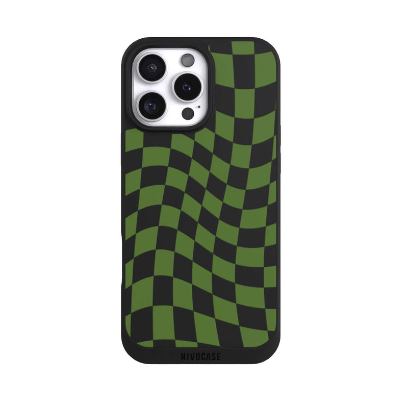 iPhone 16 Pro Max NIVOpure Karo Grün 2