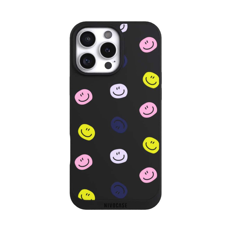 iPhone 16 Pro Max NIVOpure Smile Pattern Pink