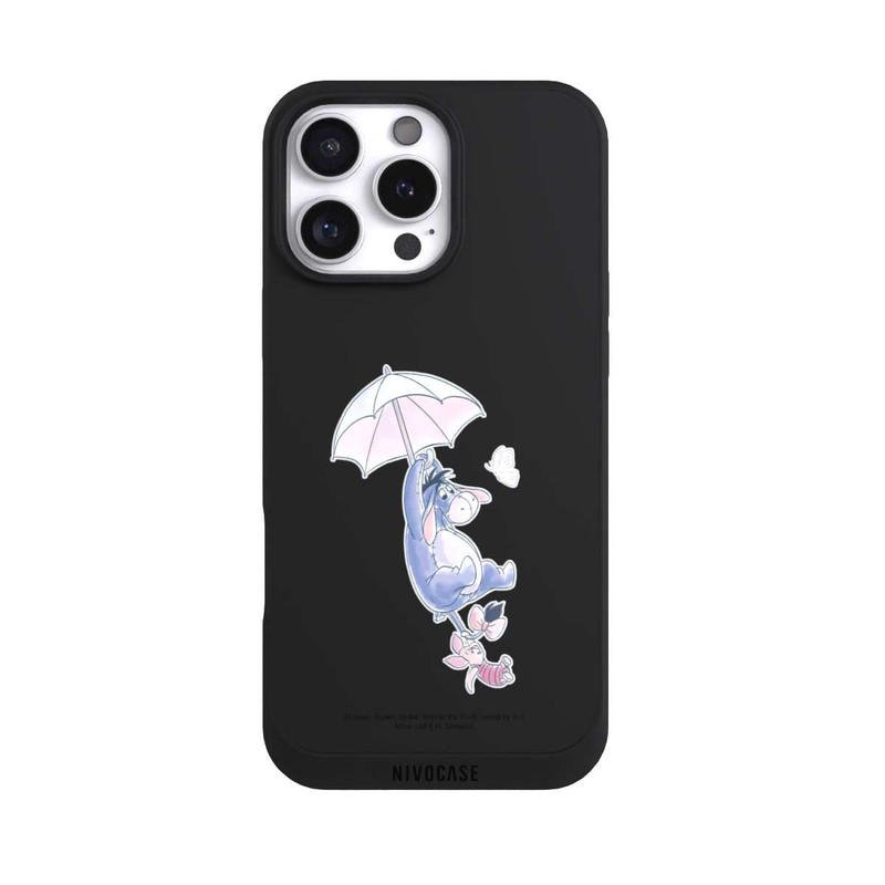 iPhone 16 Pro Max NIVOpure Winnie Pooh Eeyeore Find Happiness Transparent