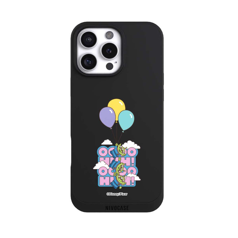 iPhone 16 Pro Max NIVOpure Toy Story Aliens Balloons OOOOHHH Transparent