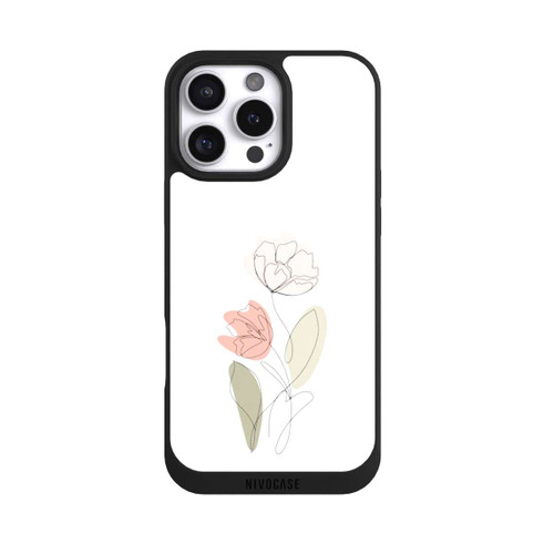 Apple iPhone 16 Pro Max NIVOpure Blume Line Art Beige