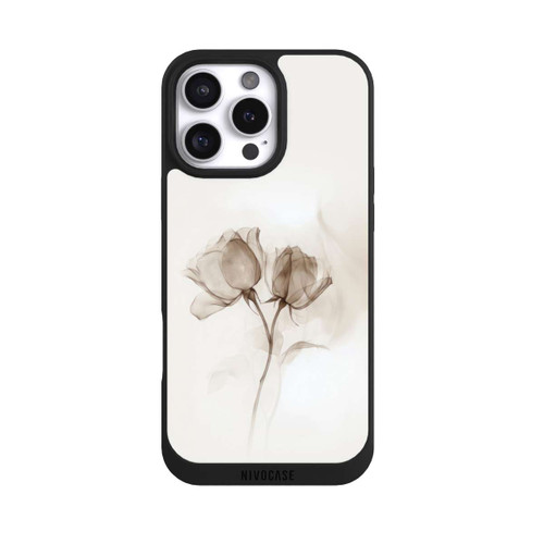 Apple iPhone 16 Pro Max NIVOpure Braune Rose Blume Nebel