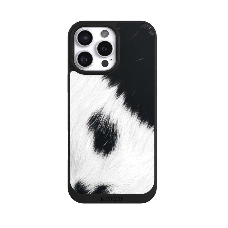 iPhone 16 Pro Max NIVOpure Fourrure de Vache - Impression réaliste