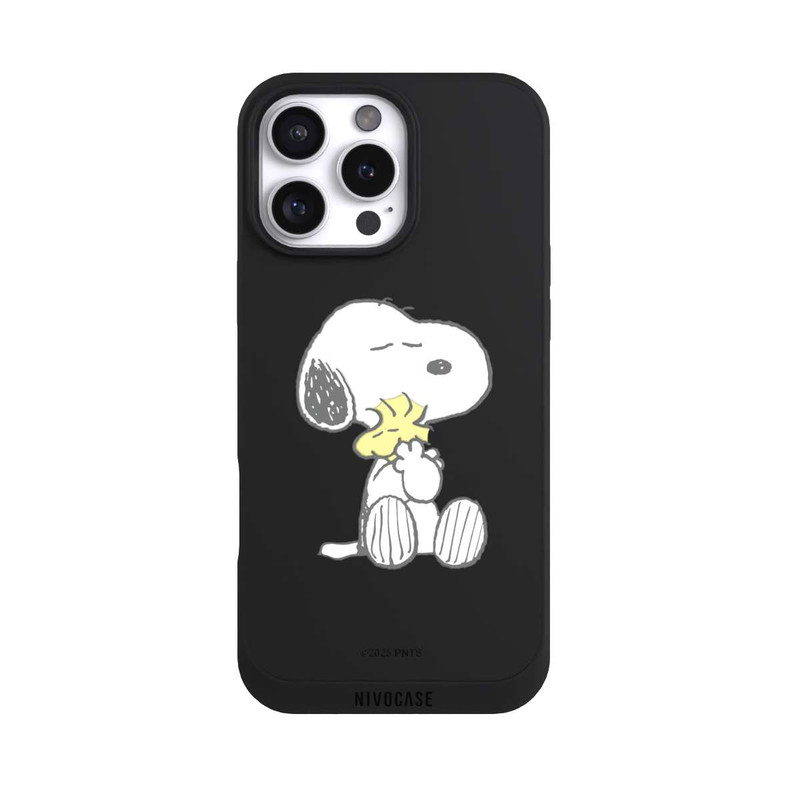 iPhone 16 Pro Max NIVOpure Snoopy And Woodstock Cuddling transparent