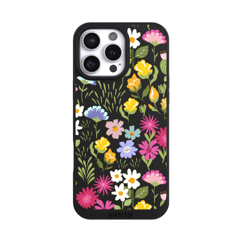 iPhone 16 Pro Max NIVOpure Summer Flowers Pattern Transparent
