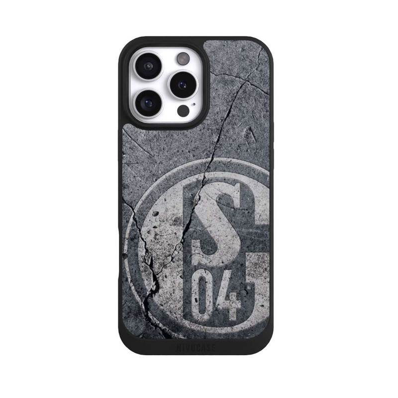 iPhone 16 Pro Max NIVOpure Schalke 04 Beton Look