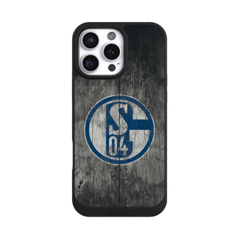 Apple iPhone 16 Pro Max NIVOpure Schalke 04 Holz Look