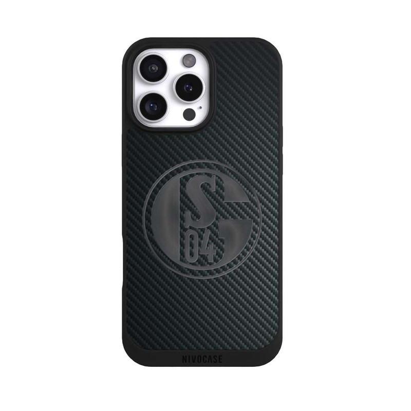 iPhone 16 Pro Max NIVOpure Schalke 04 Carbon Look