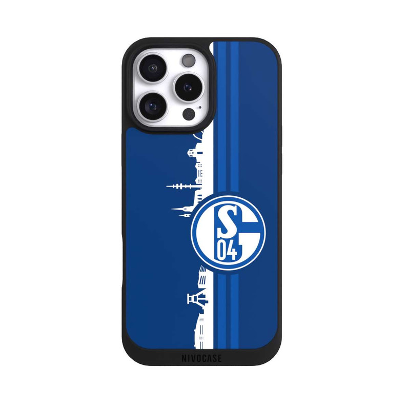 iPhone 16 Pro Max NIVOpure Schalke 04 Skyline Blau