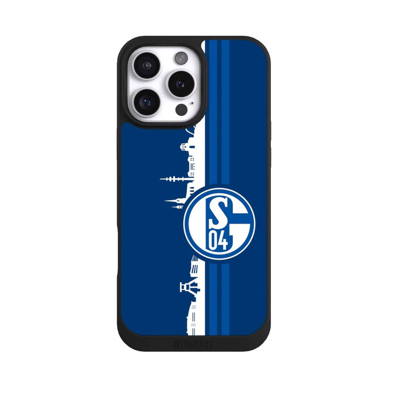 iPhone 16 Pro Max NIVOpure Schalke 04 Skyline Blau