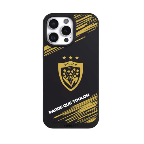 Apple iPhone 16 Pro Max NIVOpure RCT Logo Monochrome Doré