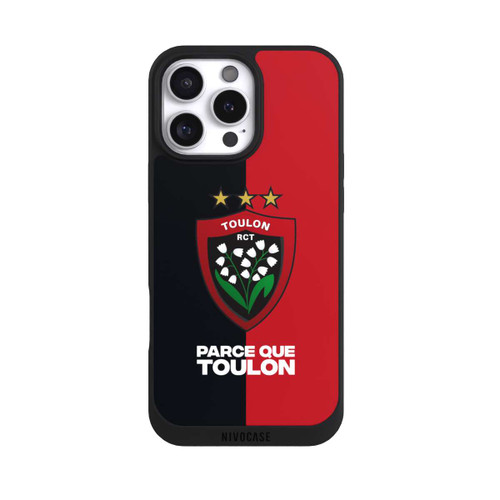 Apple iPhone 16 Pro Max NIVOpure RCT Logo Rouge Noir