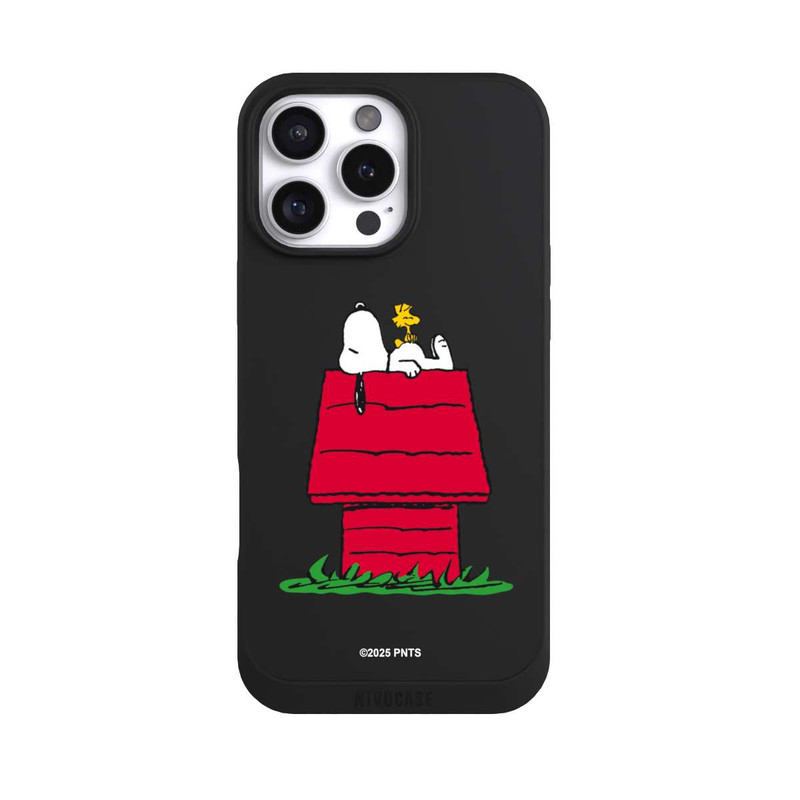 iPhone 16 Pro Max NIVOpure Snoopy and Woodstock Classic transparent