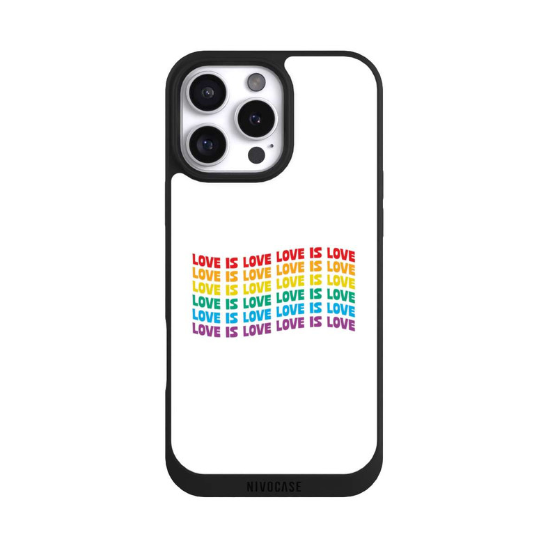 iPhone 16 Pro Max NIVOpure Love is Love Flag