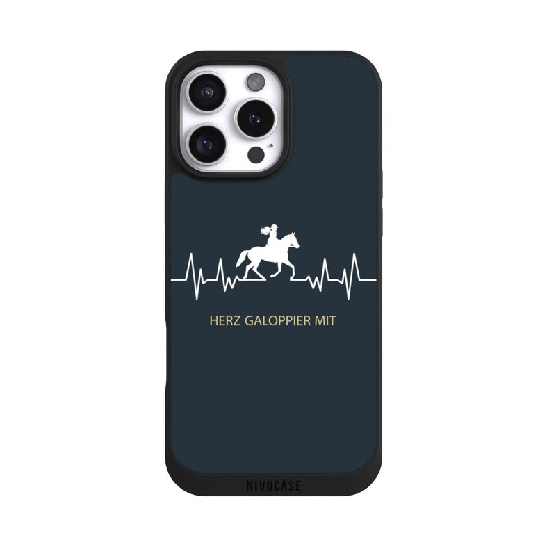 iPhone 16 Pro Max NIVOpure Herz Galoppier Mit