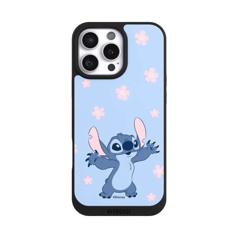iPhone 16 Pro Max NIVOpure Stitch Pastel Flowers Blue