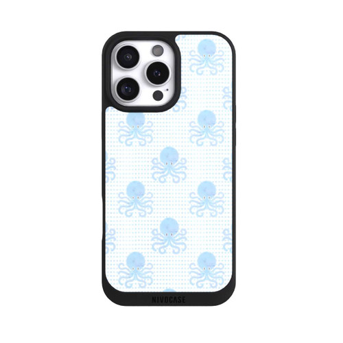 Apple iPhone 16 Pro Max NIVOpure Blue Watercolor Octopus