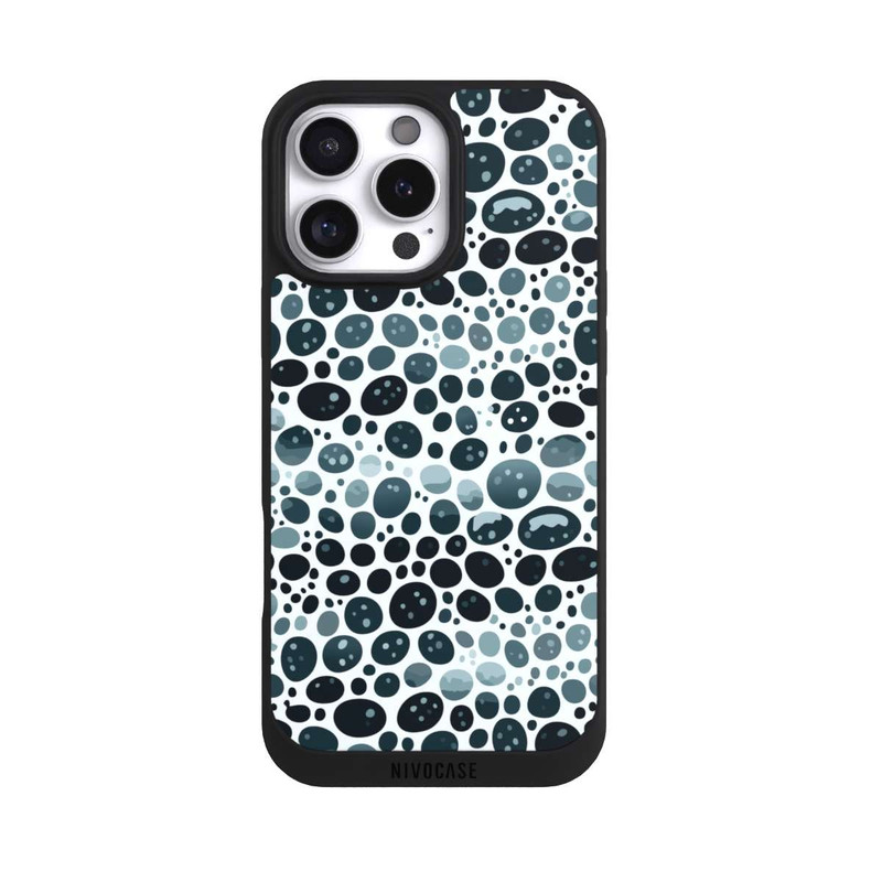iPhone 16 Pro Max NIVOpure Abstrakt Oval Türkis