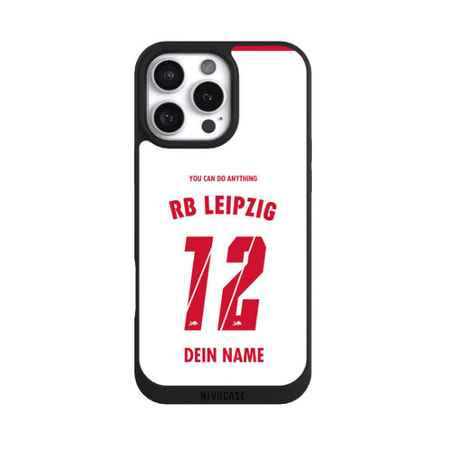 Apple iPhone 16 Pro Max NIVOpure RB Leipzig Trikot Personalisierbar 25-26