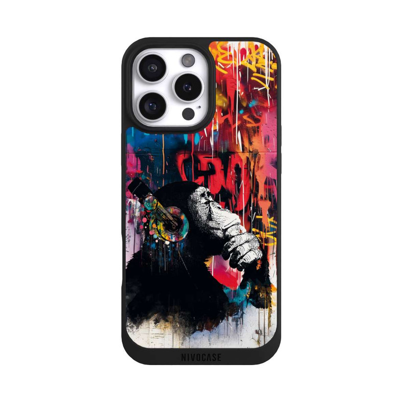 iPhone 16 Pro Max NIVOpure Chimp Blue Streetart
