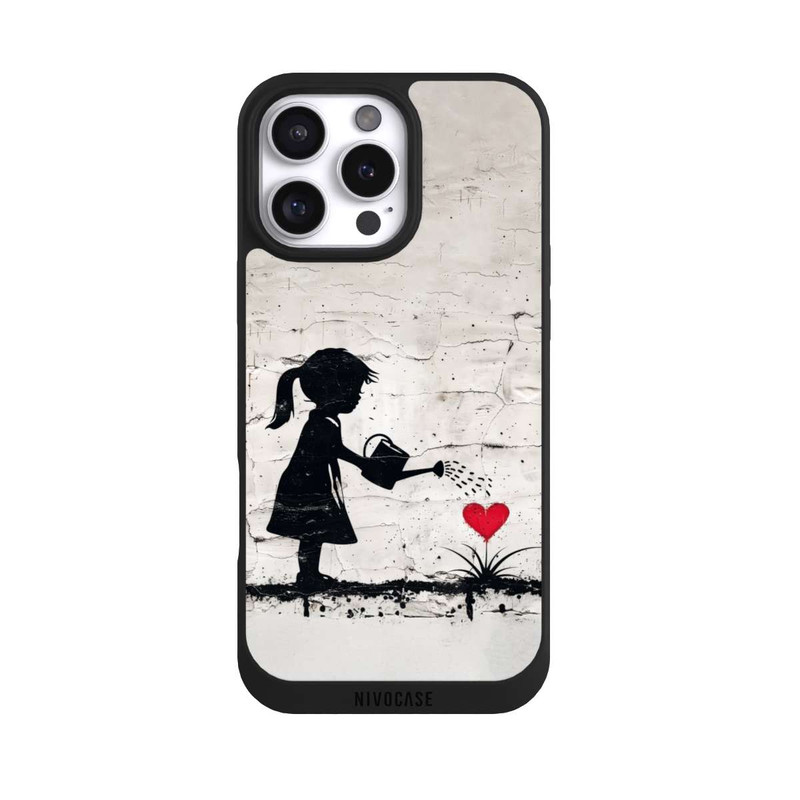 iPhone 16 Pro Max NIVOpure Girl Watering Bunch of Flowers 