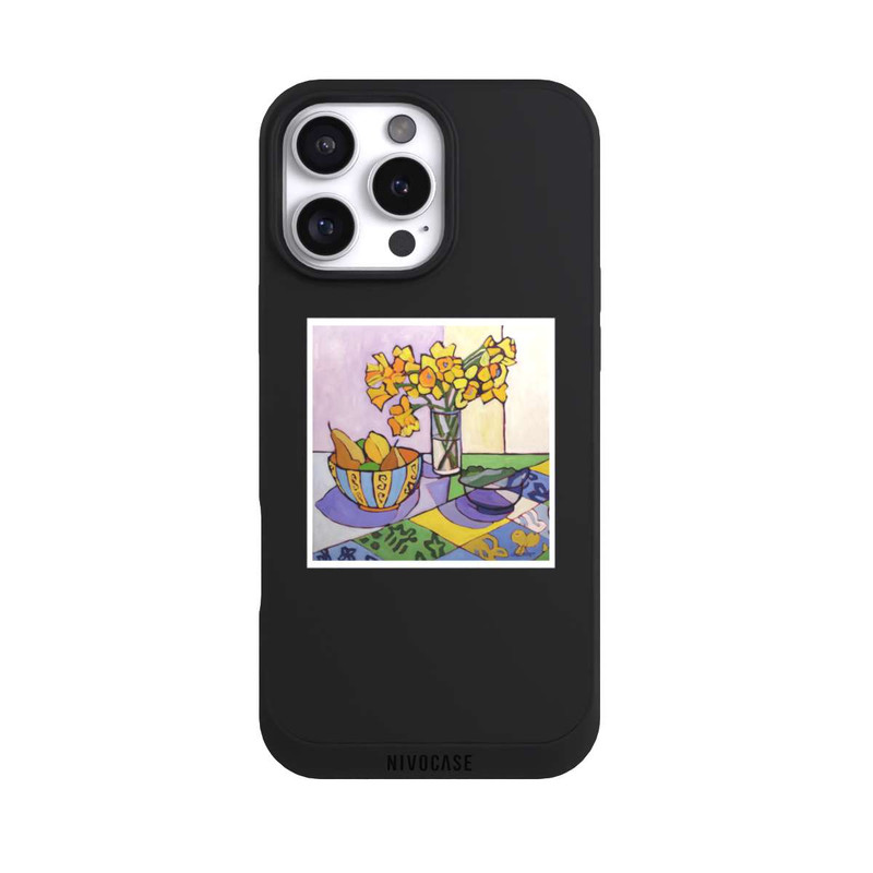 iPhone 16 Pro Max NIVOpure Daffodil Patchwork, 2023, by Catherine J Martzloff